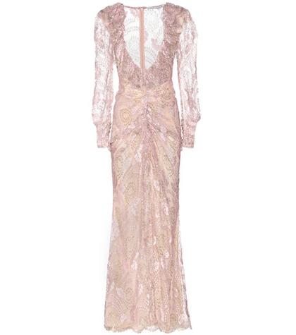 Alessandra Rich Lace Gown
