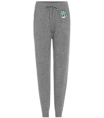 Burberry Rivertaro Wool And Cashmere Sweatpants