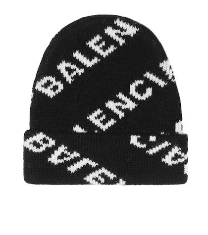 Balenciaga Camel And Wool-blend Beanie