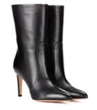 Gianvito Rossi Dana Leather Ankle Boots
