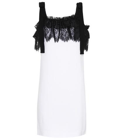 Philosophy Di Lorenzo Serafini Lace-trimmed Crêpe Dress