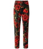 Dolce & Gabbana Printed Velvet Pants