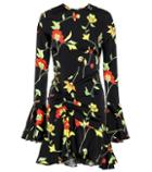 Caroline Constas Monique Floral Silk-blend Dress