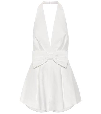 Zimmermann Bow Linen Jumpsuit