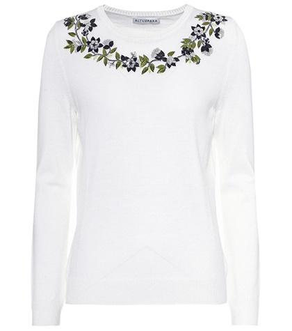 Altuzarra Hermione Sequinned Wool Sweater
