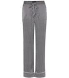 Lisa Marie Fernandez Avery Printed Silk Trousers