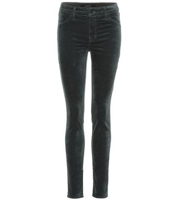 Alexander Mcqueen Luxe Velveteen Skinny Jeans