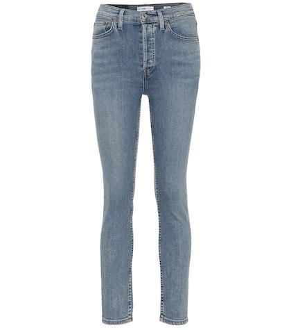 A.p.c. Cropped High-rise Skinny Jeans