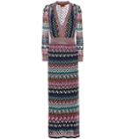 Missoni Striped Crochet-knit Dress