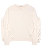 Stella Mccartney Ruffled Cotton-blend Sweater