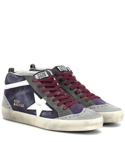 Golden Goose Mid Star Suede Sneakers