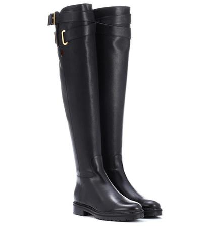 Prada Valentino Garavani Leather Boots