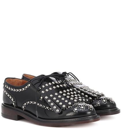 Simone Rocha Embellished Leather Brogues