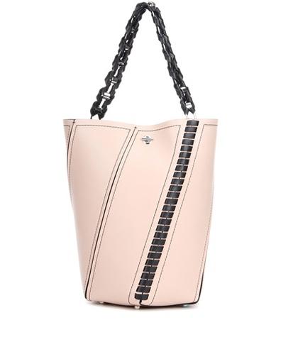 Coach Hex Medium Leather Bucket Bag