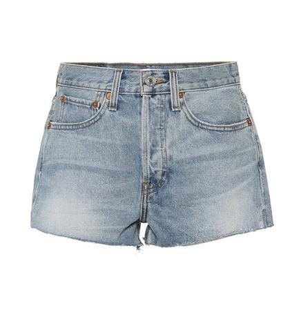 Re/done The Short Denim Shorts