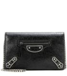 Talitha Giant Chain Wallet Leather Shoulder Bag