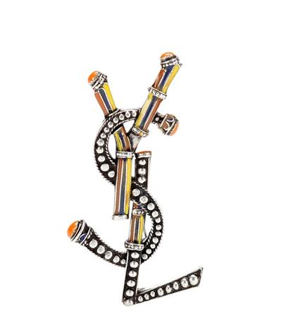 Saint Laurent Opyum Berber Ysl Embellished Brooch