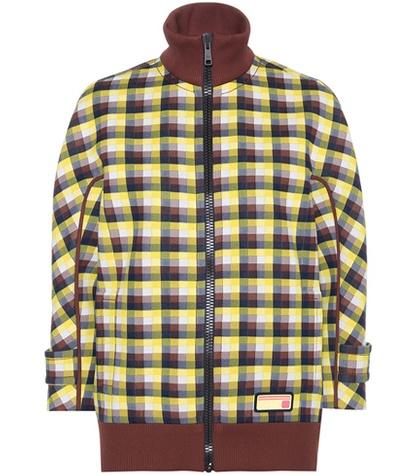 Gianvito Rossi Checked Bomber Jacket