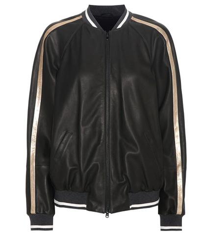 P.e Nation Leather Bomber Jacket