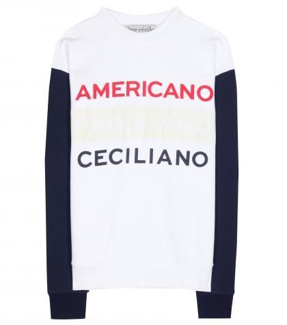 Tre Ccile Printed Cotton Sweatshirt