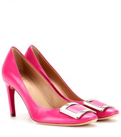 Roger Vivier Belle De Nuit Leather Pumps