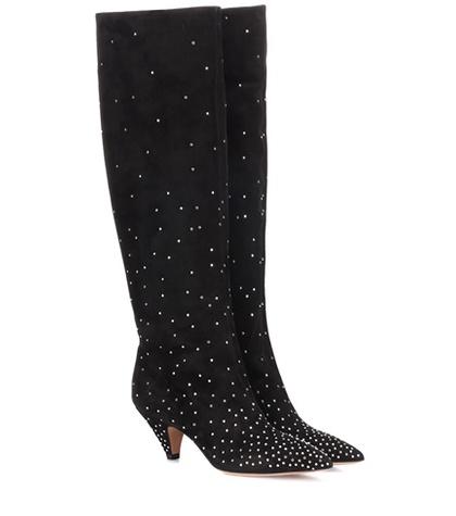 Miu Miu Valentino Garavani Studded Suede Boots