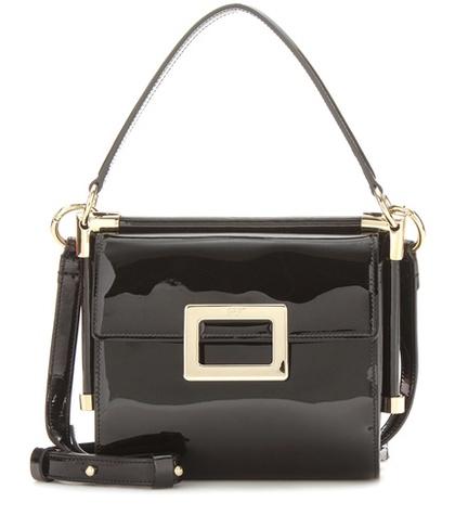 Tory Burch Miss Viv' Carre' Mini Patent Leather Shoulder Bag