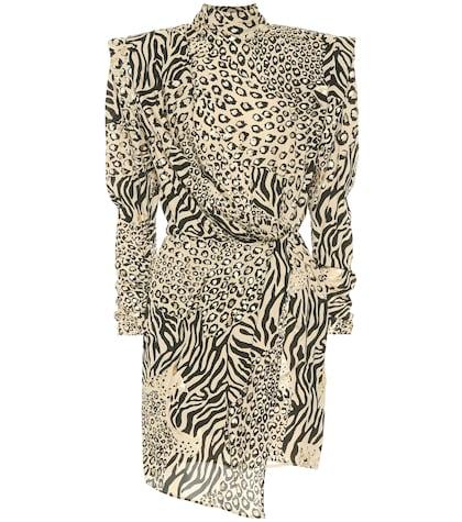 Dundas Printed Crêpe Minidress