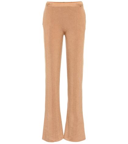 Gabriela Hearst Diego Ribbed Cashmere Pants