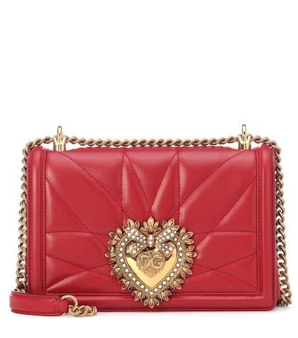 Missoni Medium Devotion Leather Shoulder Bag