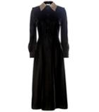 Saint Laurent Velvet Crystal Embellished Dress