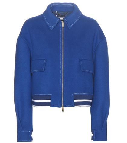 Stella Mccartney Cropped Wool-blend Jacket