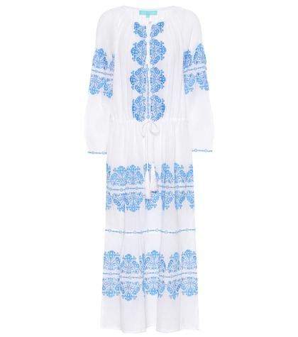 Melissa Odabash Lillie Embroidered Cotton Dress