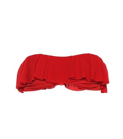 Norma Kamali Ruffled Bikini Top