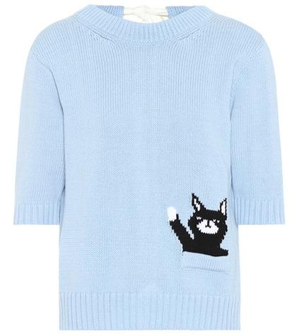 Alexachung Intarsia Cat Sweater