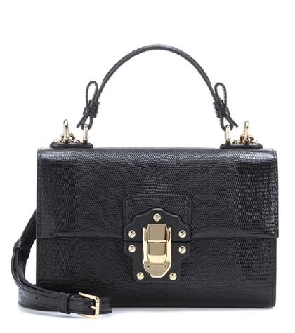 Jimmy Choo Lucia Embossed Leather Shoulder Bag