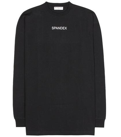 Balenciaga Printed Cotton Sweater