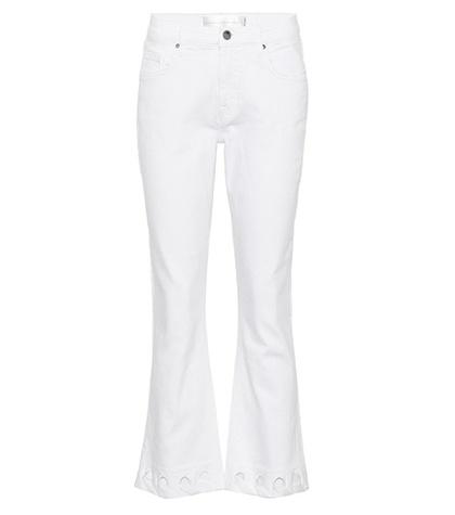See By Chlo Mini Flare Cropped Jeans