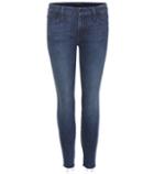 Mother The Looker Ankle Fray Skinny Jeans
