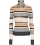 Acne Studios Striped Wool Turtleneck Sweater