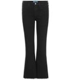 Gianvito Rossi Lou Cropped Flared Jeans
