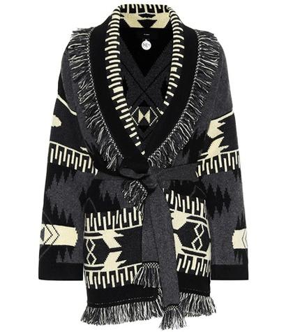 Alanui Jacquard Cashmere Cardigan