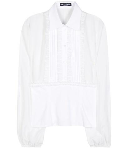 Dolce & Gabbana Silk And Cotton Blouse