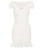 Tod's Off-the-shoulder Lace Mini Dress