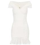 Tod's Off-the-shoulder Lace Mini Dress