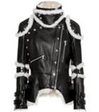 Alexander Mcqueen Shearling-trimmed Leather Jacket