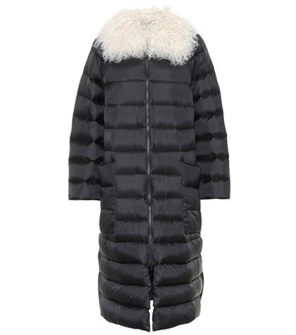 Redvalentino Fur-trimmed Down Coat