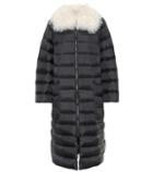 Redvalentino Fur-trimmed Down Coat