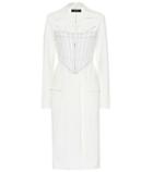 Ellery Visual Pun Corset Stretch Cotton Coat