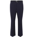 Isabel Marant Cropped Stretch-wool Trousers